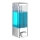 WENKO 24593100-Dispensador de sabão ISTRES 320 ml, cromado brilhante/transparente