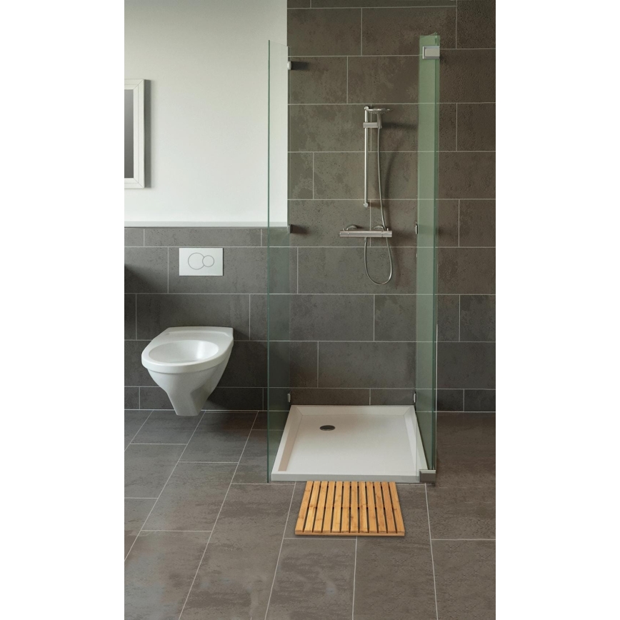WENKO 24610100 - Tapete BAMBUSA 50x50 cm castanho