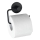 WENKO 24738100-Suporte para papel higiénico VACUUM-LOC REDONDO SCHW 13,5x10,5 cm preto