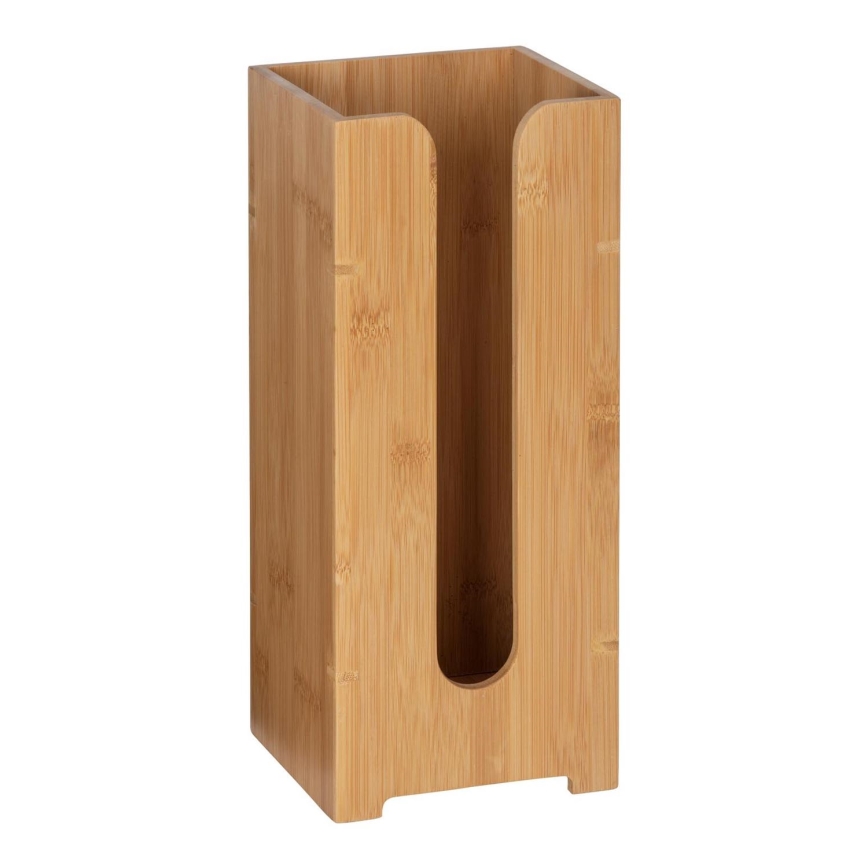 WENKO 24749100 - Suporte para papel higiénico BAMBUSA 15x35,5 cm castanho