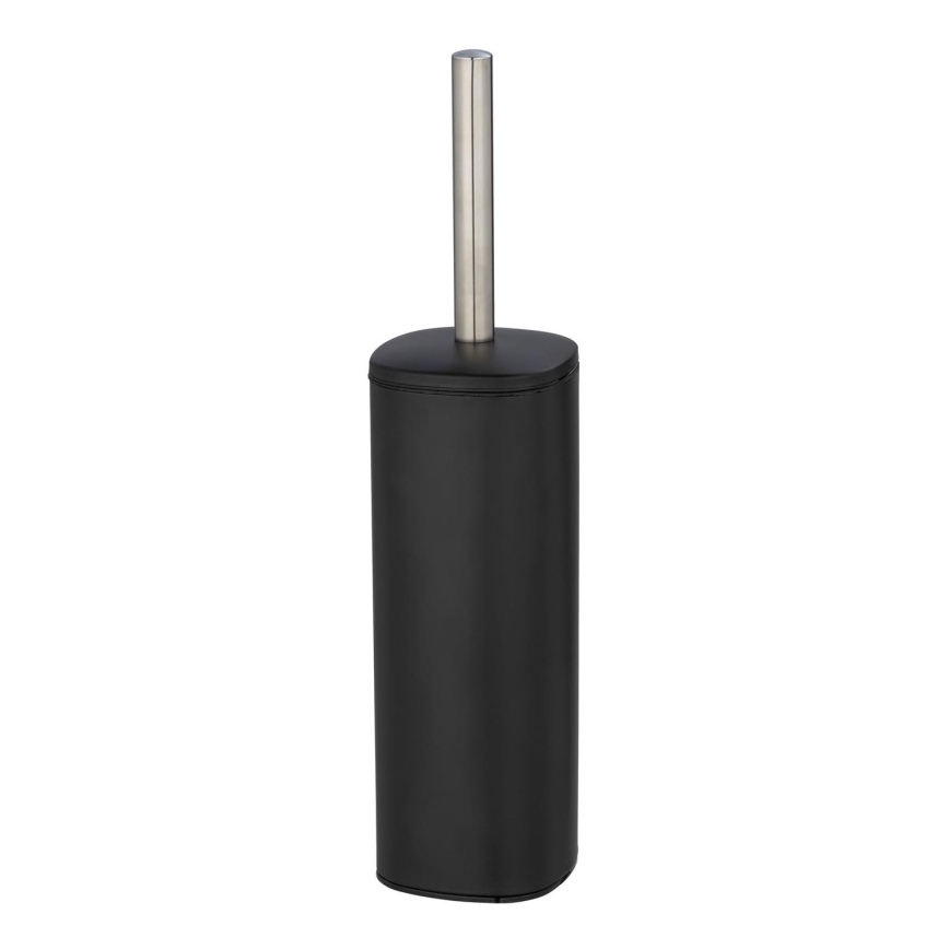WENKO 24778100 - Escova de WC ALASSIO 9,3x39,2 cm inox/preto