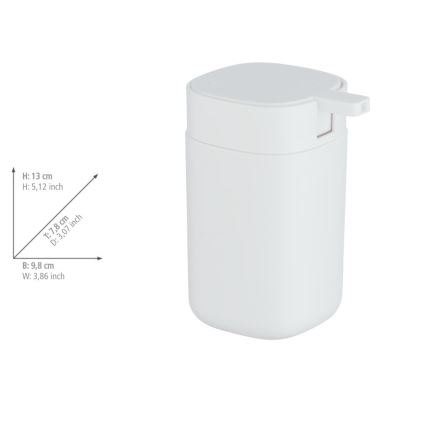 WENKO 24829100 - Dispensador de sabão DAVOS 350 ml branco