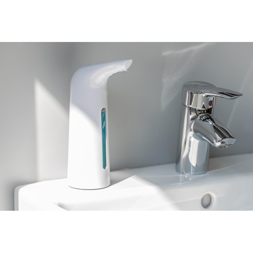 WENKO 24841100-Dispensador de sabão LARINO 9x21,5 cm branco