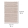 WENKO 24868100-Tapete SHAKI 50x80 cm bege/branco