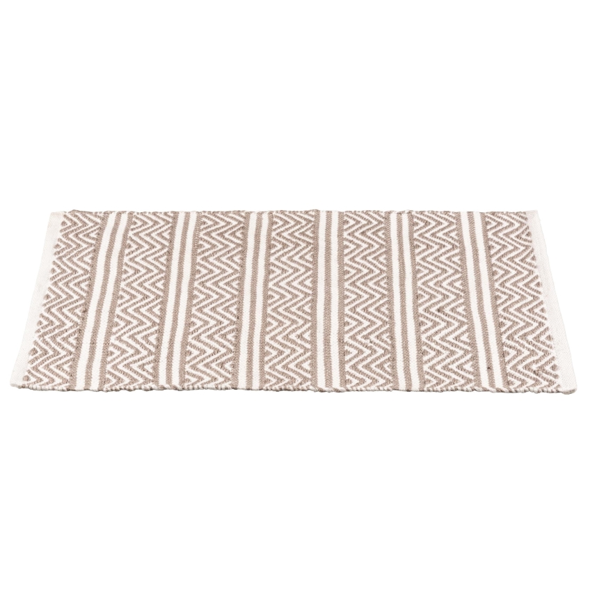 WENKO 24868100-Tapete SHAKI 50x80 cm bege/branco