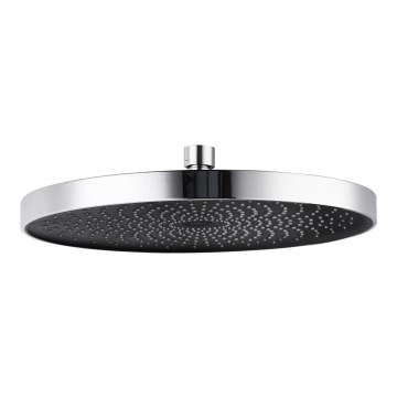WENKO 24910100 - Cabeça de duche SOFTWATER 26x26 cm cromado brilhante/preto