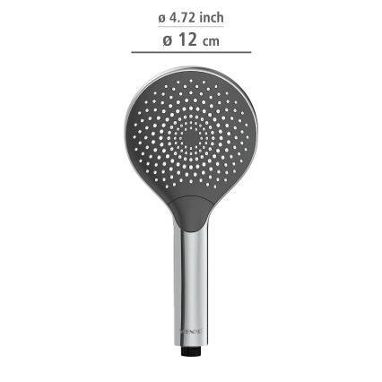 WENKO 24921100 - Cabeça de duche WATERSAVING SYSTEM 12x12 cm cromado brilhante/cinzento