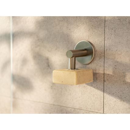 WENKO 24971100-Suporte para sabonete TURBO-LOC 4,5x7 cm prateado