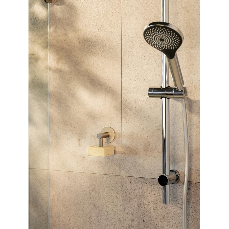 WENKO 24971100-Suporte para sabonete TURBO-LOC 4,5x7 cm prateado