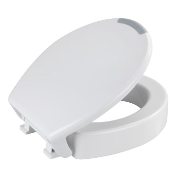 WENKO 25005100-Assento de sanita SECURA 37x44 cm branco/cinzento