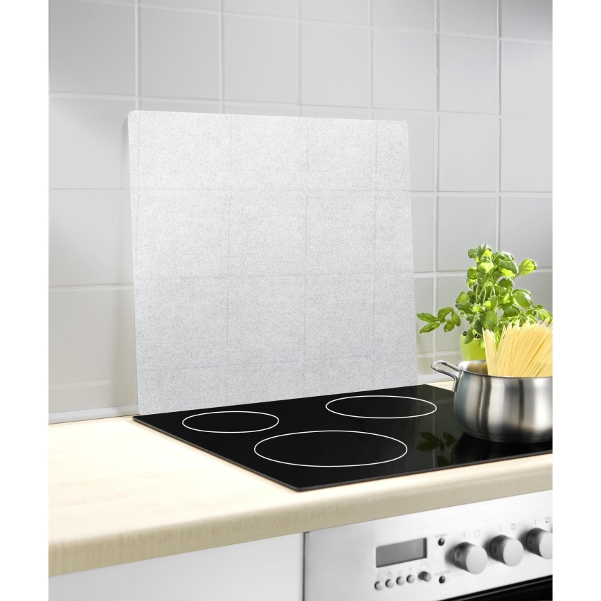WENKO 2511910800 - Placa protetora 50x56 cm transparente/cinzenta