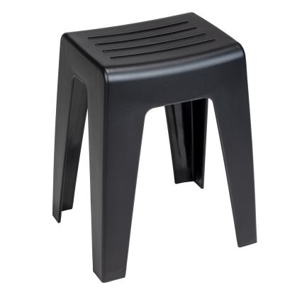 WENKO 25156100 - Banco KUMBA 38x47 cm preto