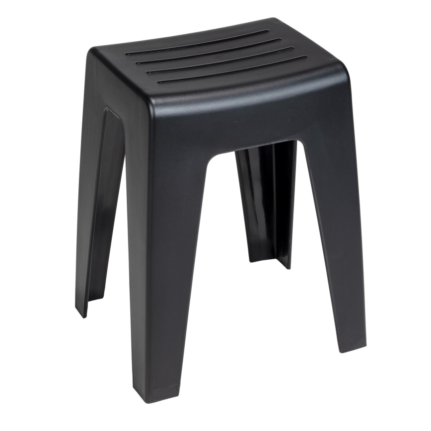 WENKO 25156100 - Banco KUMBA 38x47 cm preto