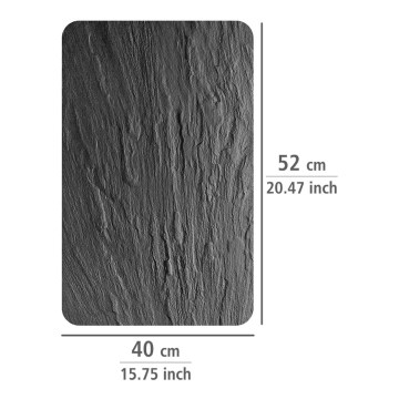 WENKO 2521499800 - Placas de proteção SLATE 52x40 cm multicoloridas/cinzentas/transparentes
