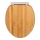 WENKO 25224100 - Assento de sanita BAMBOUSA 34,5x40,5 cm castanho/prateado