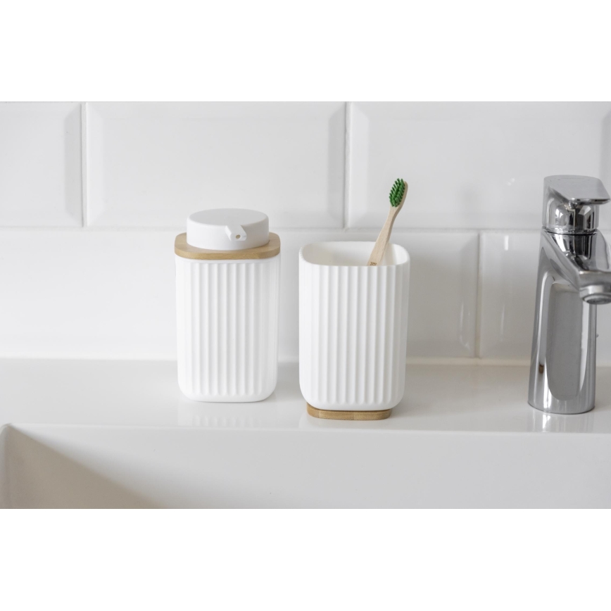 WENKO 25293100 - Copo ROTELLO 8,5 x 11 cm branco/marrom