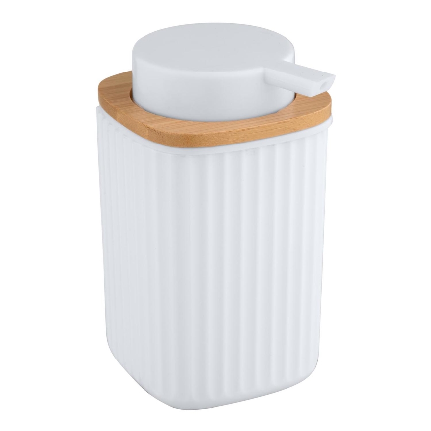 WENKO 25294100 - Dispensador de sabão ROTELLO 8,9x12,7 cm branco/castanho