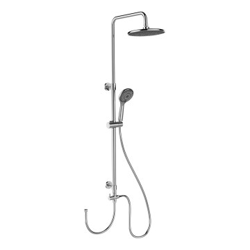 WENKO 25310100 - Conjunto de duche Sistema economizador de água aço inoxidável/cromado brilhante