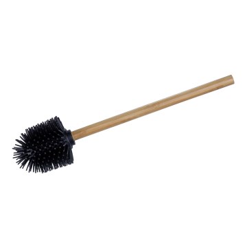 WENKO 25360100 - Escova de WC 7,5x35 cm castanha/preta