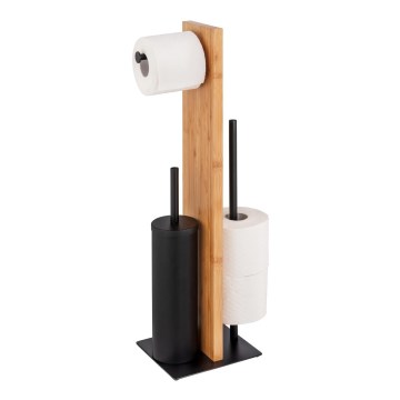 WENKO 25376100 - Conjunto para WC LESINA 18x69 cm castanho/preto