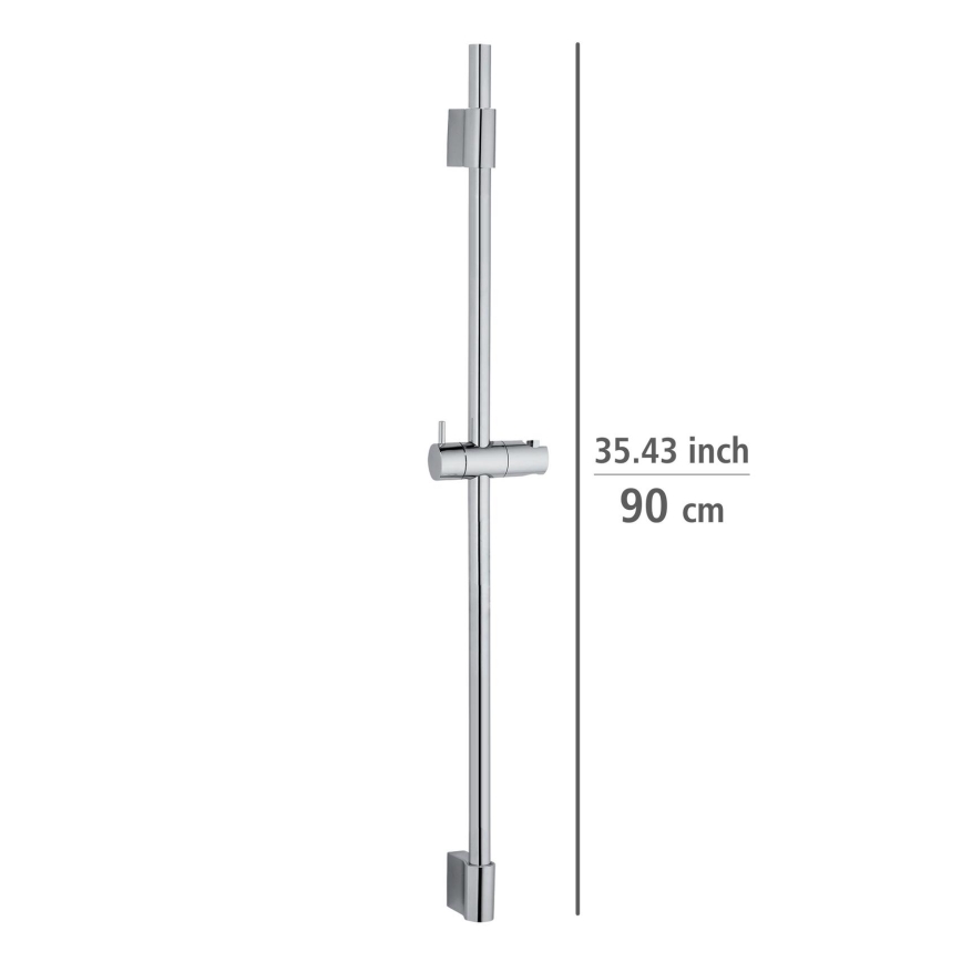 WENKO 25468100 - Barra de duche CLASSIC 90 cm cromado brilhante