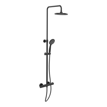 WENKO 25484100 - Sistema de duche WATERSAVING SYSTEM 12x120 cm, preto