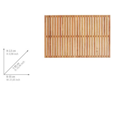 WENKO 25578100 - Tapete ACACIA 55x85 cm castanho