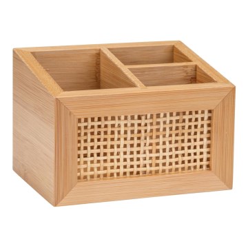 WENKO 25600100 - Organizador ALLEGRE 12x9 cm castanho