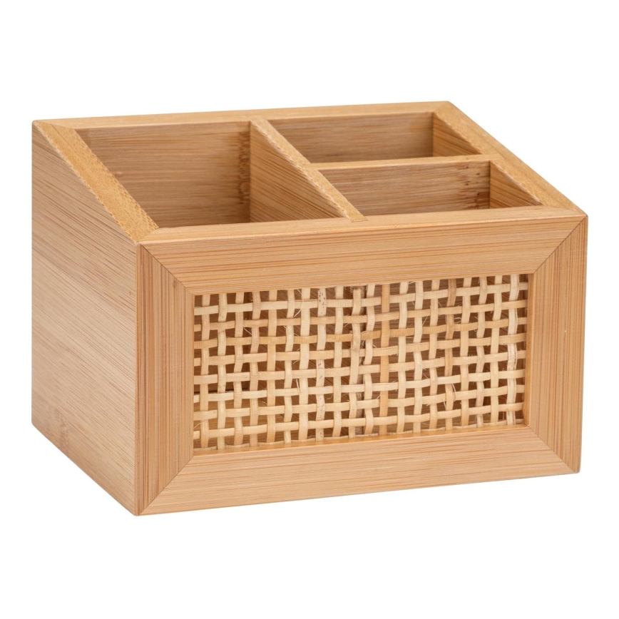 WENKO 25600100 - Organizador ALLEGRE 12x9 cm castanho