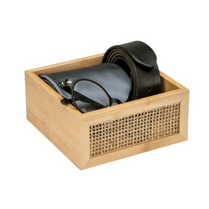 WENKO 25601100 - Bandeja para banheira ALLEGRE 15x7 cm castanha