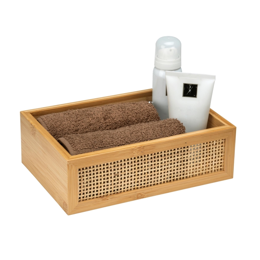 WENKO 25602100 - Bandeja para banheira ALLEGRE 22x15 cm castanha
