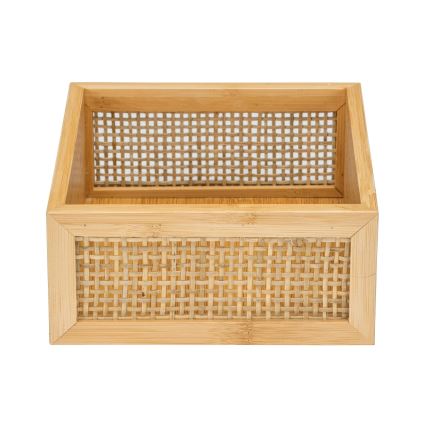 WENKO 25602100 - Bandeja para banheira ALLEGRE 22x15 cm castanha