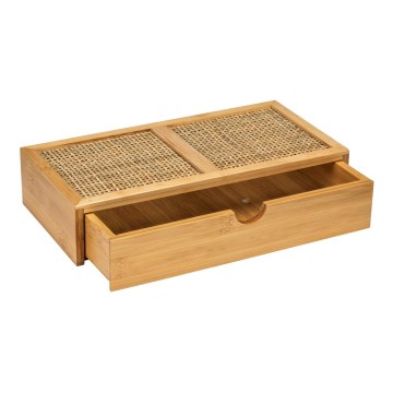 WENKO 25603100 – Organizador ALLEGRE 28x14 cm castanho