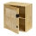 WENKO 25613100 - Armário ALLEGRE 30x30 cm castanho