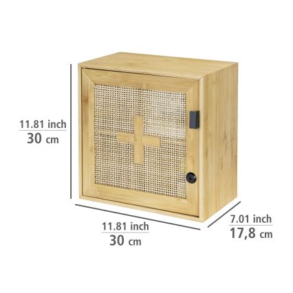 WENKO 25613100 - Armário ALLEGRE 30x30 cm castanho