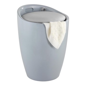 WENKO 25625100 - Banqueta CANDY 36x50,5 cm cinzenta/preta