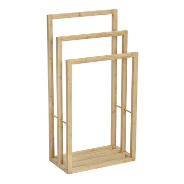 WENKO 25629100 - Porta-toalhas BAMBUSA 42,5x82 cm castanho
