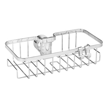 WENKO 25678100 - Cesto FLORESTA 24x14 cm prateado