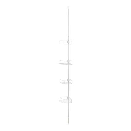 WENKO 26015100 - Prateleira de canto DOLCEDO 31x230 cm inox/branco