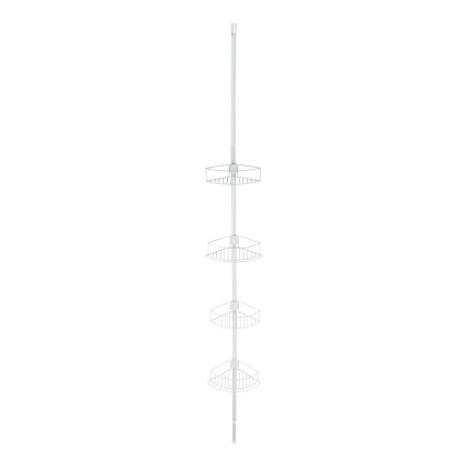 WENKO 26015100 - Prateleira de canto DOLCEDO 31x230 cm inox/branco