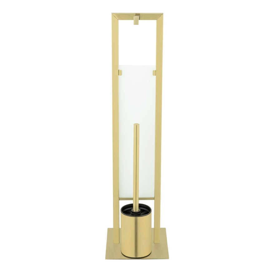 WENKO 26034100 - Conjunto WC RIVALTA 18x70 cm inox/dourado/branco/preto