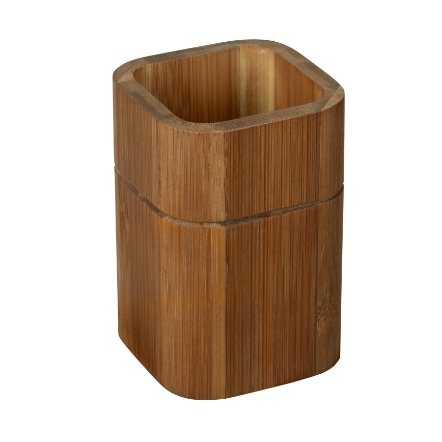 WENKO 26101100 - Suporte para escovas de dentes SERRO 7,5x11 cm castanho