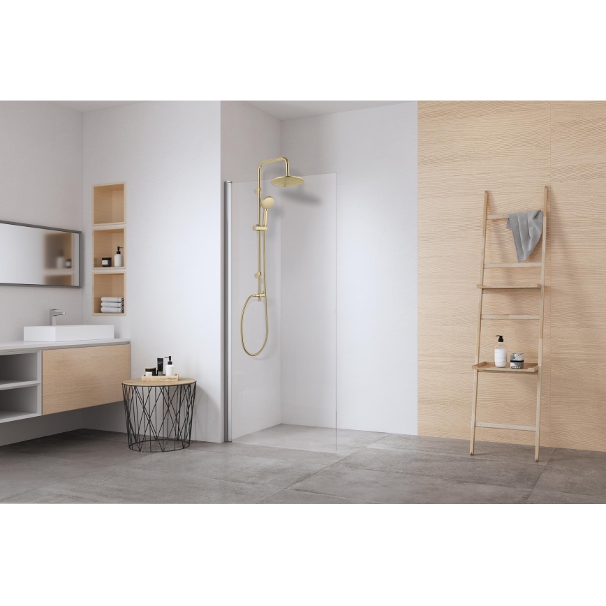 WENKO 26182100 - Sistema de duche YOUNG LINE 101 cm dourado