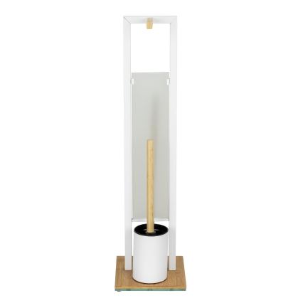 WENKO 26214100 - Conjunto para WC RIVALTA 18x70 cm castanho/branco