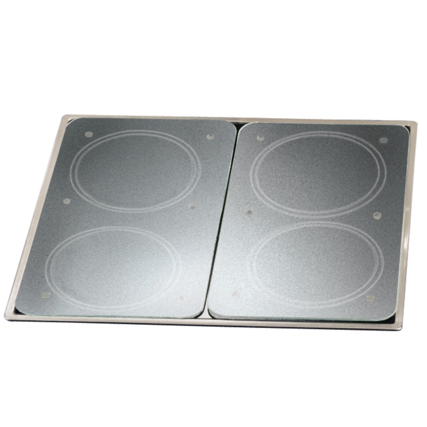 WENKO 2712663100 - Placa de cobertura 30x52 cm transparente/cinza