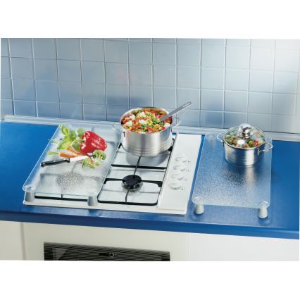 WENKO 2712663100 - Placa de cobertura 30x52 cm transparente/cinza