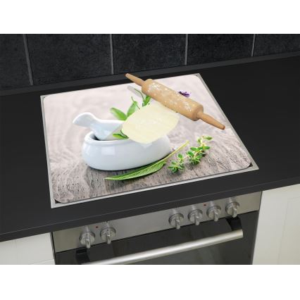 WENKO 2712940500 - Placa de cobertura ABDECKPLATTE – Apta para alimentos, 56 x 50 cm, colorida/transparente