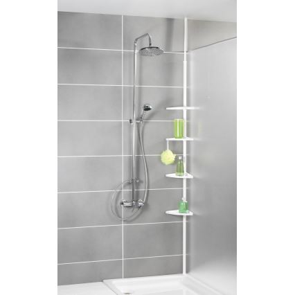 WENKO 3201010100 - Elemento de canto COMPACT 26x195 cm branco