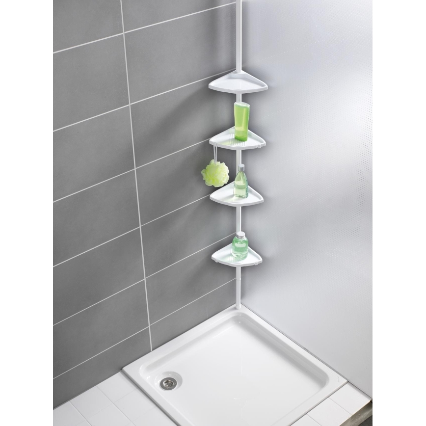 WENKO 3201010100 - Elemento de canto COMPACT 26x195 cm branco