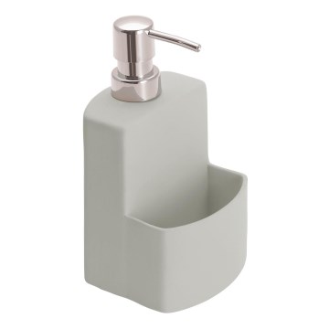 WENKO 3620116100 - Dispensador de sabão FESTIVAL 10x18 cm cinzento